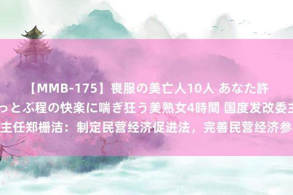 【MMB-175】喪服の美亡人10人 あなた許してください 意識がぶっとぶ程の快楽に喘ぎ狂う美熟女4時間 国度发改委主任郑栅洁：制定民营经济促进法，完善民营经济参与国度要紧计谋体制机制