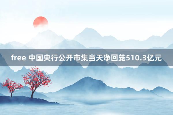 free 中国央行公开市集当天净回笼510.3亿元