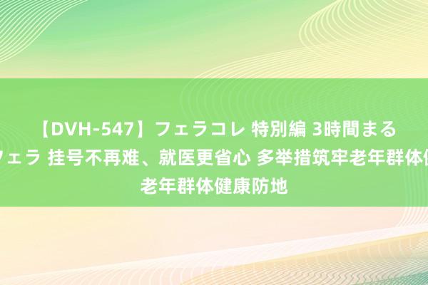 【DVH-547】フェラコレ 特別編 3時間まるごとWフェラ 挂号不再难、就医更省心 多举措筑牢老年群体健康防地