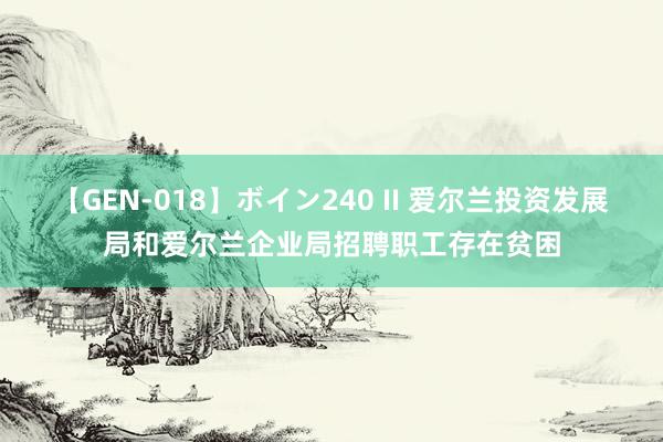 【GEN-018】ボイン240 II 爱尔兰投资发展局和爱尔兰企业局招聘职工存在贫困