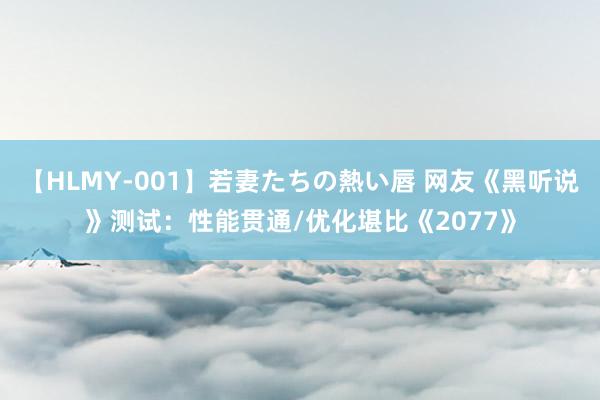 【HLMY-001】若妻たちの熱い唇 网友《黑听说》测试：性能贯通/优化堪比《2077》