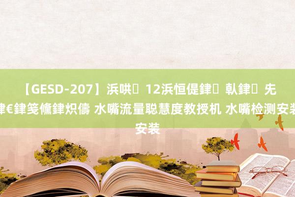 【GESD-207】浜哄12浜恒偍銉倝銉兂銉€銉笺儵銉炽儔 水嘴流量聪慧度教授机 水嘴检测安装